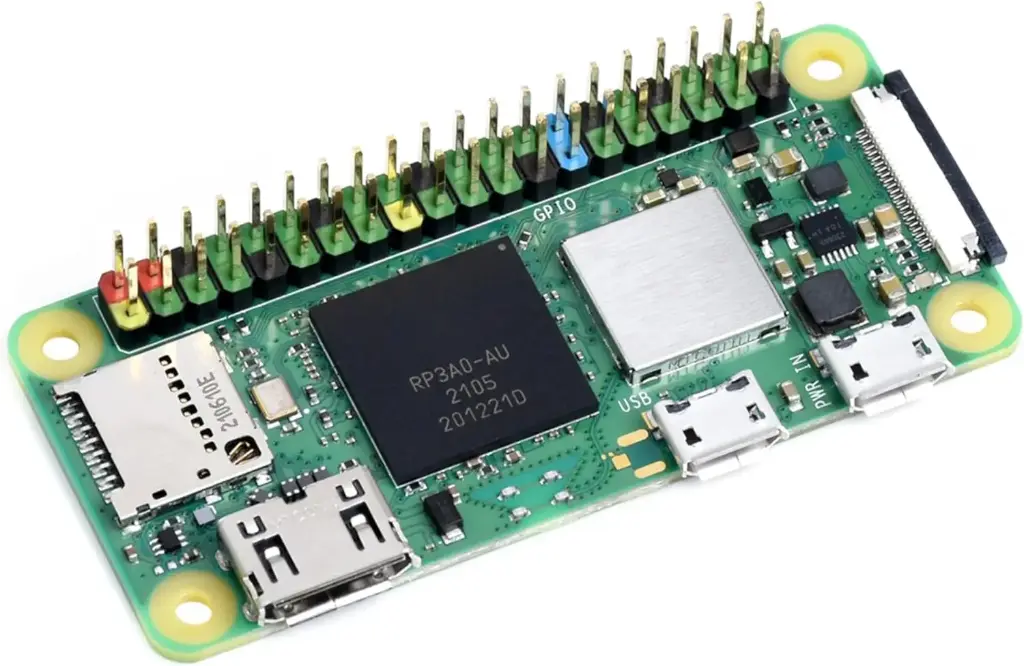 [SBC-03204-XX] SBC / Raspberry Pi Zero 2 W Header Colored / 1GHz Quad-Core Arm Cortex-A53 CPU, WiFi & Bluetooth 4.2 BLE