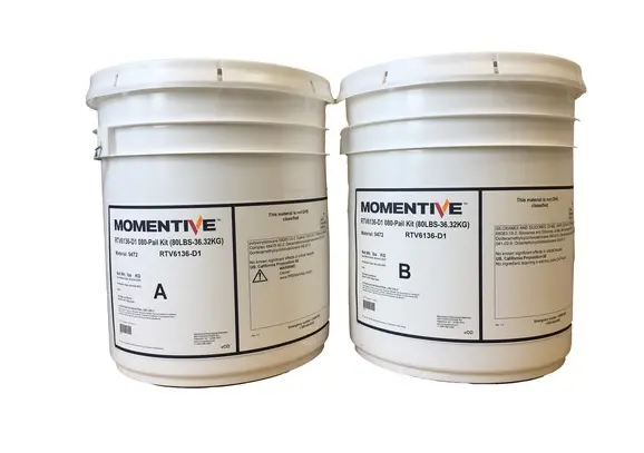 OPA / Momentive RTV6100 Series / Clear Potting Silicone / 1:1 Mix (6136, 240 (2 x 0.125 Liter), Unfiltered)